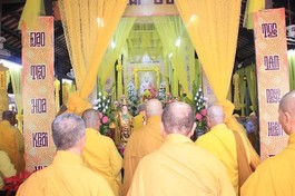 Đồng Tháp: Tưởng niệm chung thất Trưởng lão Hòa thượng Thích Thiện Phương tại chùa Bửu Lâm