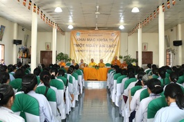  Khóa tu “Một ngày an lạc” năm 2024 do Ban Hoằng pháp GHPGVN H.Hàm Thuận Bắc tổ chức