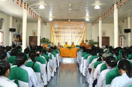  Khóa tu “Một ngày an lạc” năm 2024 do Ban Hoằng pháp GHPGVN H.Hàm Thuận Bắc tổ chức