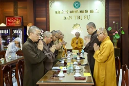 Buổi họp của chư tôn đức Ban Thường trực