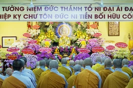 Tưởng niệm Đức Thánh Tổ Ni Đại Ái Đạo tại tổ đình Từ Nghiêm