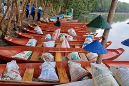 Tiền Giang: Ban Trị sự Phật giáo tỉnh, Sở NN và PTNN tỉnh phóng sinh tại khu bảo tồn sinh thái 