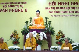 Hòa thượng Thích Khế Chơn, Phó Chủ tịch Hội đồng Trị sự chủ tọa hội nghị