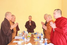 Thường trực Ban Trị sự TP.Biên Hòa họp triển khai hoạt động Phật sự