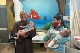 Hai bé được tu viện Kim Cang tài trợ chi phí mổ tim để được khỏe mạnh