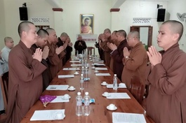 Chư tôn đức Ban Tổ chức Đại lễ Phật đản có buổi họp triển khai công tác chuẩn bị Đại lễ