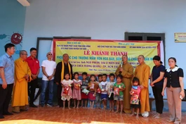 Phòng học cho Trường mầm non Hoa Ban được bàn giao và đưa vào sử dụng