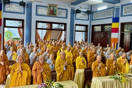 Ban Trị sự GHPGVN TP.Vũng Tàu tổ chức tổng khai giảng khóa An cư kiết hạ