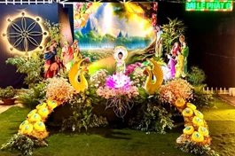 Vườn Lâm-tỳ-ni đoạt giải nhất của Phật tử Văn Thị Thu Hiền - pháp danh Nguyên Tình, TP.Buôn Ma Thuột