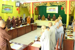 Đồng Tháp: Ban Thường trực Ban Trị sự GHPGVN tỉnh họp thường kỳ triển khai hoạt động Phật sự