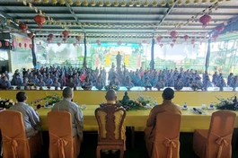 Khóa tu định kỳ của Tăng Ni và Phật tử huyện biên giới Bù Gia Mập