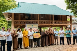 Đoàn bàn giao nhà đến hộ nghèo tại H.Quan Sơn