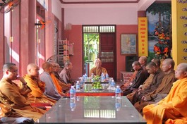 Ban Hoằng pháp GHPGVN tỉnh họp đề cử nhân sự bổ sung nửa nhiệm kỳ 2022-2027