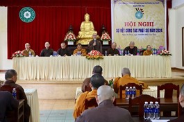 Hội nghị sơ kết hoạt động Phật sự 6 tháng đầu năm 2024 của Ban Trị sự GHPGVN TP.Buôn Ma Thuột