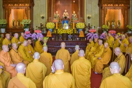Tưởng niệm 27 năm ngày Đại lão Hòa thượng Thích Thiện Hào viên tịch - Ảnh: Quảng Đạo/BGN