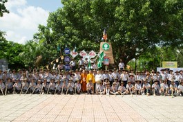 Khai mạc Liên trại huấn luyện Huynh trưởng Lộc Uyển XIV - A Dục XXI - Huyền Trang V tại chùa Chánh Giác