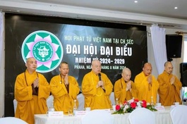 Chư tôn đức GHPGVN tham dự Đại hội đại biểu Hội Phật tử VN tại Cộng hòa Séc