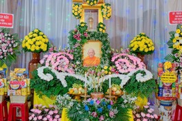 Di ảnh Trưởng lão Hòa thượng Dương Nhơn - Phó Pháp chủ Hội đồng Chứng minh