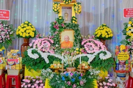 Di ảnh Trưởng lão Hòa thượng Dương Nhơn - Phó Pháp chủ Hội đồng Chứng minh