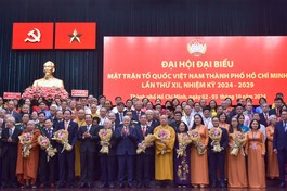 Ủy ban MTTQVN TP.HCM khóa XII, nhiệm kỳ 2024-2029 ra mắt Đại hội