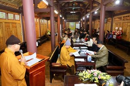 Hội nghị tổng kết hoạt động Phật sự năm 2024 và triển khai phương hướng năm 2025 của GHPGVN tỉnh Hà Giang