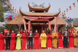 Lễ cắt băng khánh thành công trình tu bổ, tôn tạo Di tích chùa Phổ Am