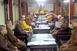 Ban Thường trực Ban Trị sự GHPGVN tỉnh họp triển khai hoạt động Tuần Phật đản Phật lịch 2569