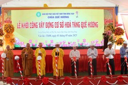 Thực hiện nghi thức động thổ công trình