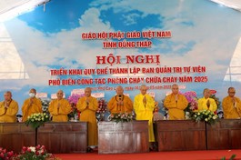 Chư tôn đức chứng minh, tham dự hội nghị
