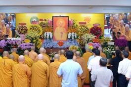 Trang nghiêm Lễ tưởng niệm Bồ-tát Thích Quảng Đức, cùng chư vị Thánh Tử đạo tại thiền viện Quảng Đức