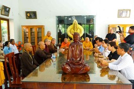  Ban Trị sự GHPGVN tỉnh Đồng Nai tổ chức công bố quyết định bổ nhiệm Ban Quản trị chùa Từ Đức