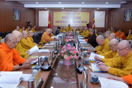 Hội nghị lần thứ 5 Ban Thường trực Hội đồng Trị sự GHPGVN tại thiền viện Quảng Đức, Q.3, TP.HCM