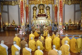 Trụ sở Ban Trị sự GHPGVN tỉnh Điện Biên - chùa Linh Quang tác pháp An cư kiết hạ