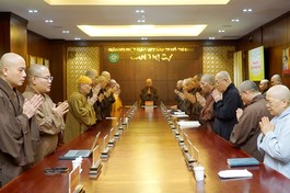 Ban Thường trực Ban Trị sự TP.HCM họp vào sáng nay, 16-6 - Ảnh: H.D/BGN