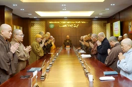 Ban Thường trực Ban Trị sự TP.HCM họp vào sáng nay, 16-6 - Ảnh: H.D/BGN