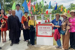 Khánh thành cầu Kim Bảo cho người dân địa phương