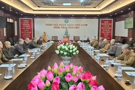 Hội nghị công bố nhân sự Ban Trị sự tỉnh nhiệm kỳ 2022-2027 và hiệp thương nhân sự các ban chuyên môn