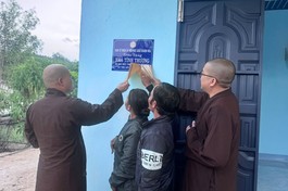 Khánh thành, bàn giao nhà mới cho gia đình tại xã Bắc Khánh Vĩnh