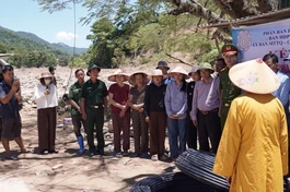 Phân ban Phật tử Dân tộc - Ban Hướng dẫn Phật tử GHPGVN tỉnh Nghệ An hỗ trợ bà con bị ảnh hưởng bão lũ