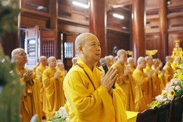 Ban Trị sự Phật giáo tỉnh Thái Nguyên tổ chức Lễ tạ pháp kết thúc khóa An cư kiết hạ