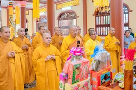 Cà Mau: Tưởng niệm Tiểu tường Hòa thượng Thích Huệ Thành tại chùa Liên Hoa