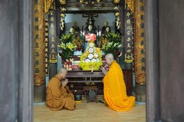 Tác pháp Tự tứ tại chùa Viên Minh sau ba tháng An cư kiết hạ 