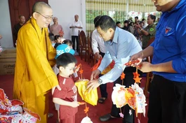 Chùa Phước Sơn (xã Lương Hòa Lạc, Đồng Tháp) tổ chức chương trình Vui hội Trung thu