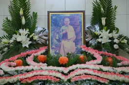 Di ảnh Ni sư Thích nữ Diệu Hữu, nguyên Trưởng ban Ni bộ Bắc tông tỉnh Bạc Liêu 