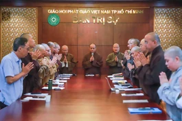 Buổi họp lần đầu tiên của Ban Thông tin - Truyền thông GHPGVN TP.HCM sau sáp nhập nhằm triển khai hoạt động Phật sự