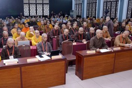 Chư tôn đức tham dự Khóa tập huấn bình dân học vụ số do Văn phòng II T.Ư tổ chức