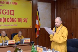 Thượng tọa Thích Đức Thiện được giới thiệu tiếp tục là đại biểu của Trung ương GHPGVN ứng cử Đại biểu Quốc hội khóa XVI, nhiệm kỳ 2026-2031 - Ảnh: B.Toàn/BGN