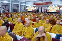 Đại biểu tham dự Hội nghị kỳ 5 - khóa IX GHPGVN