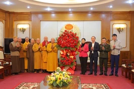 Ban Trị sự tỉnh thăm, chúc Tết lãnh đạo Ủy ban Nhân dân tỉnh Tuyên Quang