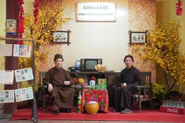 Góc Tết xưa ở chùa Bằng